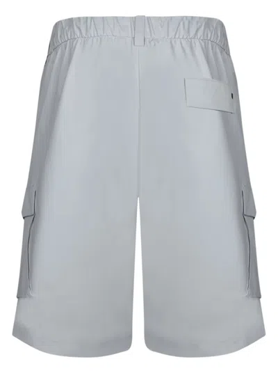 Herno Ice Cargo Bermuda Shorts In Blue
