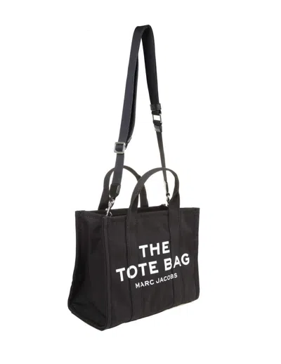 Marc Jacobs Canvas Handbag In Black