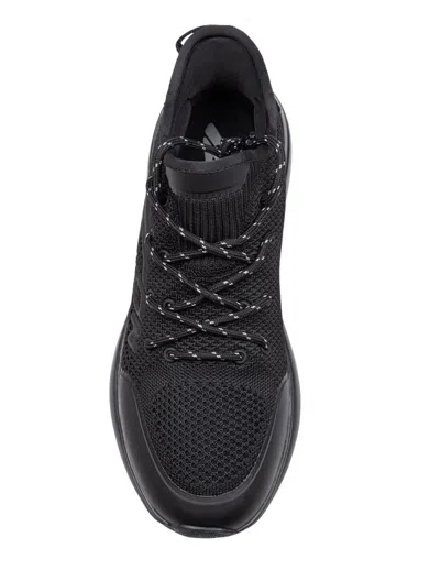 Dsquared2 Stretch Knit Sock Sneakers In Black