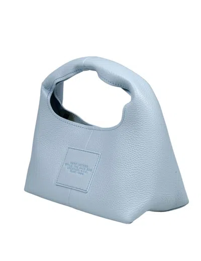 Marc Jacobs Light Blue Leather Mini Sack Bag In Blue Cloud