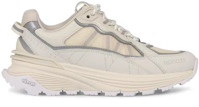 Moncler Breathable Mesh Panel Low-top Sneakers In Green