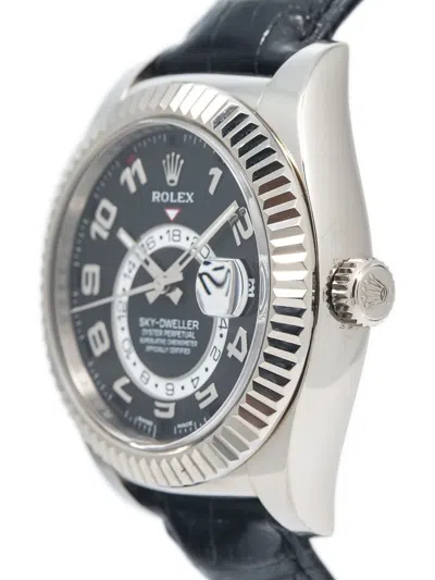 Pre-owned Rolex  Sky-dweller 42mm In Black