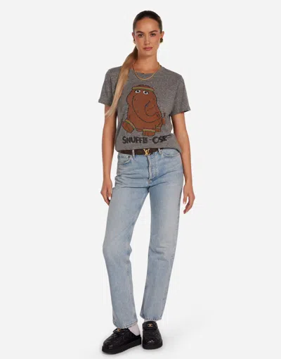 Lauren Moshi Capri Snuffle-cise In Heather Grey