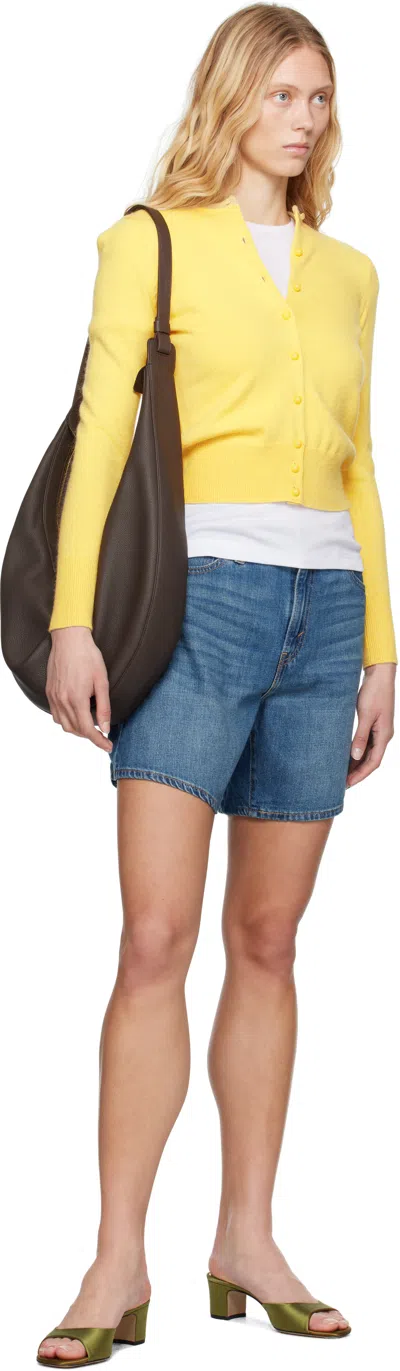 Levi's 501 Mid-thigh High Rise Straight Fit Denim Shorts In Blue