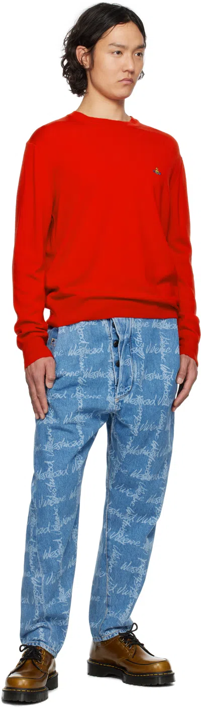 Vivienne Westwood Drunken Jeans In Blue