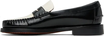 Sebago Mocassini Classic Dan In Pelle Nera  Uomo In Black