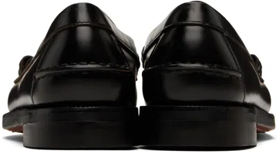 Random Identities Black Sebago Edition Double Penny Dan Loafers In Green