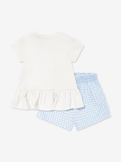 Polo Ralph Lauren Ralph Lauren Baby Girls T-shirt And Shorts Set In Blue
