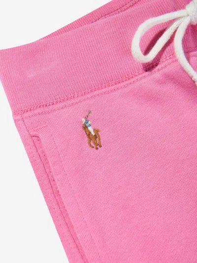 Polo Ralph Lauren Ralph Lauren Girls Logo Joggers In Pink