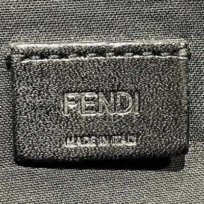 Pre-owned Fendi Black Fur Clutch Bag Pouch ()