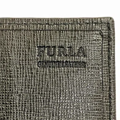 Pre-owned Furla Black Leather Wallet (bi-fold) ()