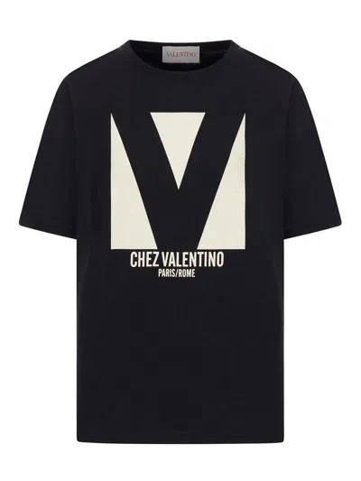 Valentino Women's Chezcotton T-shirt In Black