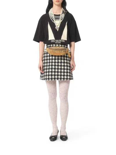 Valentino Women's Chezcotton T-shirt In Black