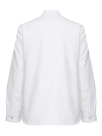 Moncler White Overshirt In White