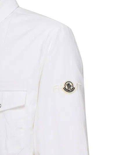 Moncler White Overshirt In White