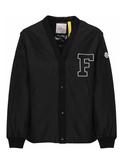 Moncler Genius Moncler X Fragment Hiroshi Fujiwara Anise Short Down Jacket In Black