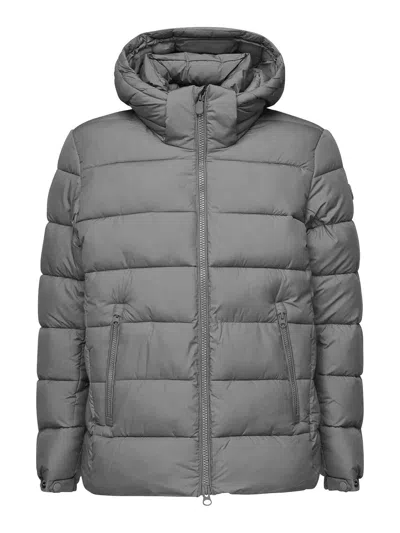 Save The Duck Boris Padded Down Jacket With Hood In Grey