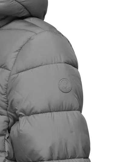 Save The Duck Boris Padded Down Jacket With Hood In Grey