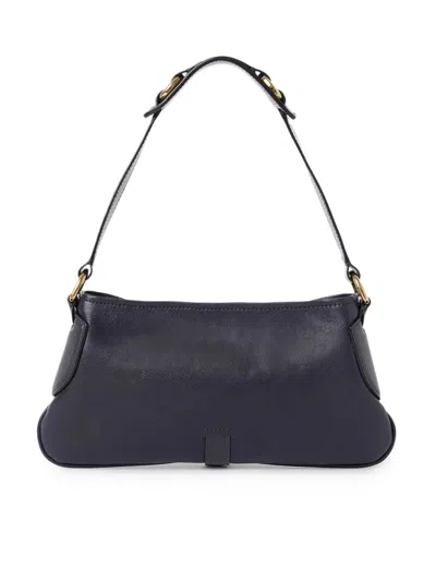 Chloé Kerala 25 Black Shoulder Bag In Navy Blue