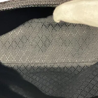 Pre-owned Gucci Black Canvas Leather Handbag Tote Bag ()