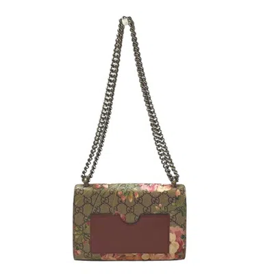 Pre-owned Gucci Brown Multi-color Pink Pvc Leather Shoulder Bag () In Brown, Multi-color, Pink