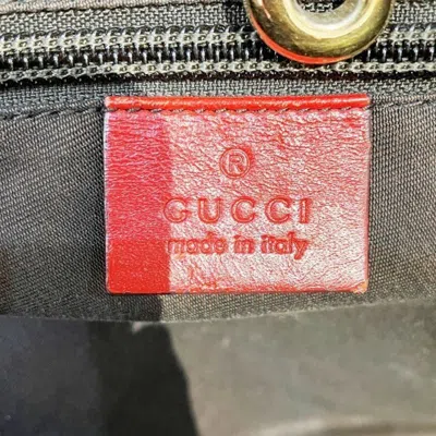 Pre-owned Gucci Diamante Red Color Leather Handbag Tote Bag ()
