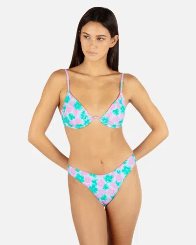 Inmocean Women's Lani Floral Underwire Bra In Teal