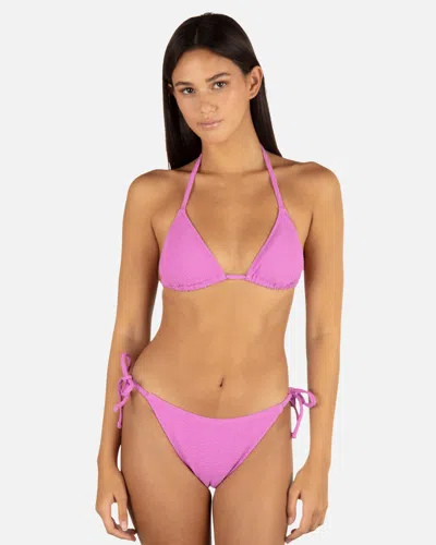 Inmocean Women's Wave Scrunch Tri Top In Orchid