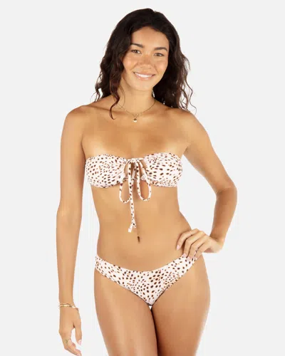 Inmocean Women's Cheetah Spots Bandeau, Size Xs In Cheetah