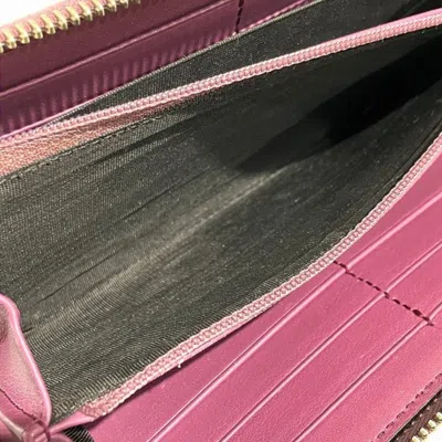 Pre-owned Gucci Pink Leather Coin Purse/coin Case ()