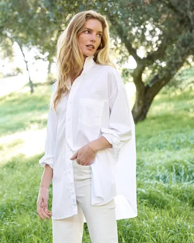 Frank And Eileen Mackenzie Button Up Shirt In White