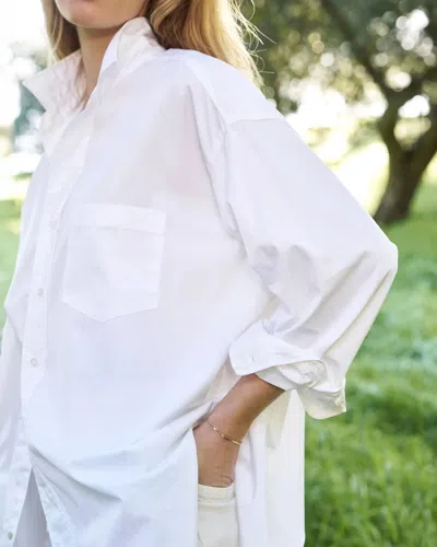 Frank And Eileen Mackenzie Button Up Shirt In White