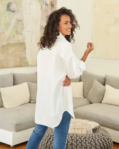 Frank And Eileen Mackenzie Button Up Shirt In White