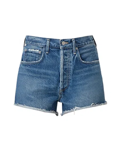 Citizen Of Humanity Marlow Vintage Short In Allora In Medium Wash Denim