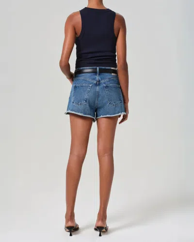 Citizen Of Humanity Marlow Vintage Short In Allora In Medium Wash Denim