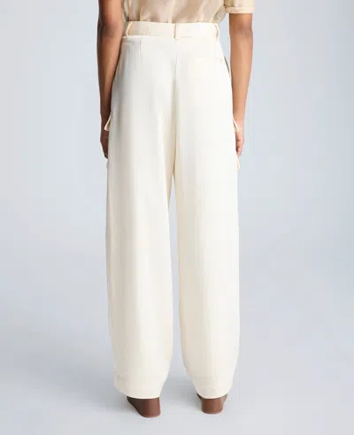 Kenneth Cole High Rise Fly Front Double Cargo Wide Leg Pants Pant In Multicolor