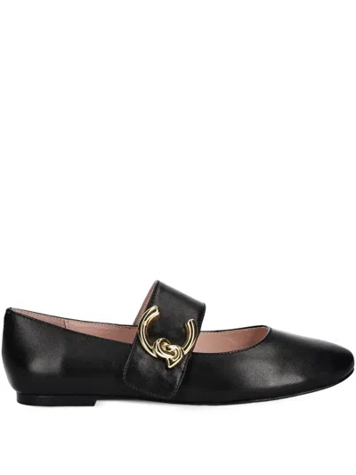 Coccinelle Leather Dancers In Black