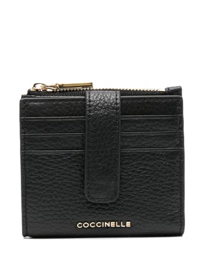 Coccinelle Metallic Soft Wallet In Blu
