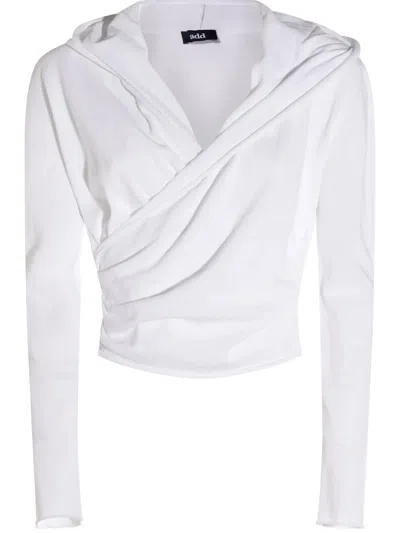 Add Knit Hooded Top Clothing
