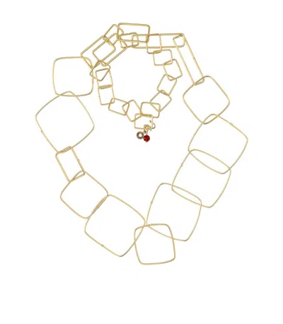 Almala Àlmala Geometric Gold Necklace