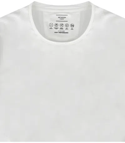 Archivium White Technical T Shirt