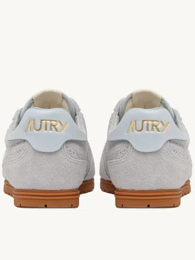 Autry Windspin Low Suede Sneakers With Ultra-flat Sole