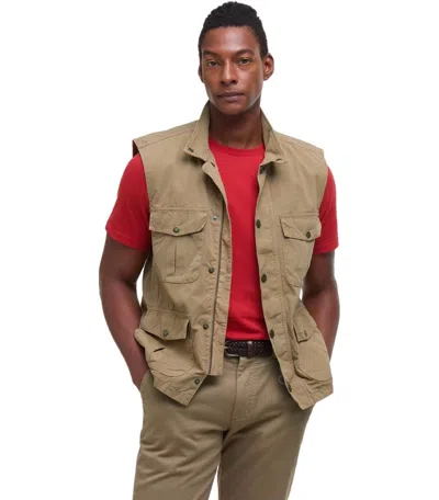 Barbour Corbridge Stone Vest In Green
