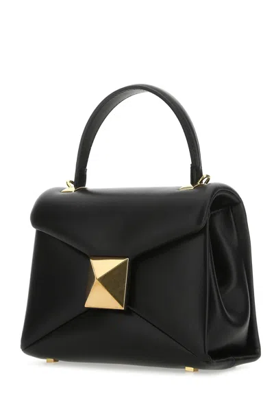 Valentino Black Nappa Leather Mini One Stud Handbag