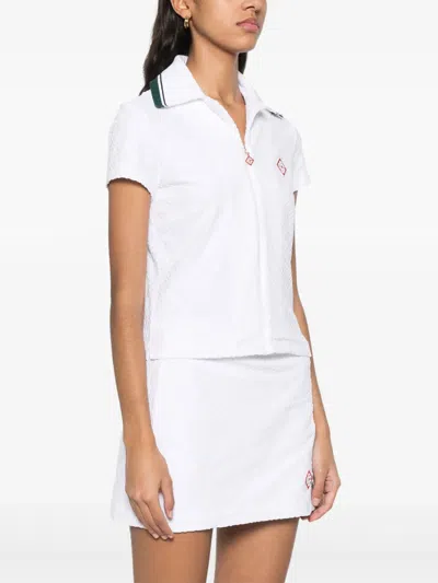 Casablanca Women Ribbed Collar Shirt