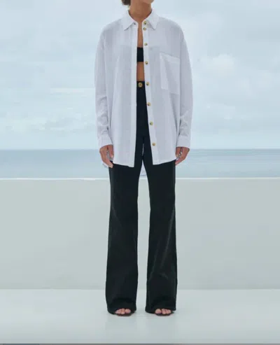 Haight Raquel Shirt In Off-white In White