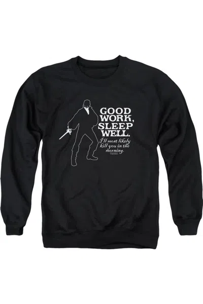 Gildan Princess Bride Good Work Adult Crewneck Sweatshirt In Black