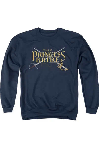 Gildan Princess Bride Swords Adult Crewneck Sweatshirt In Blue