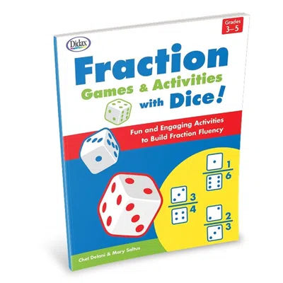 Didax Fraction Games & Activities With Dice Book Grade 3-5