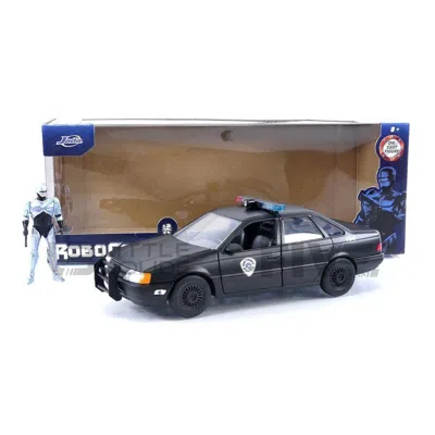 Jada Toys Jada Ford Taurus Ocp Detroit Police & Robocop Scale Diecast Figure 35th Anniversary Robocop 1987 Mov
